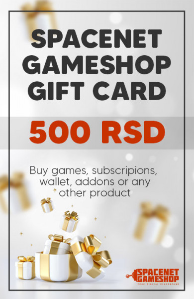 SpaceNET Gameshop Gift Card 500 RSD